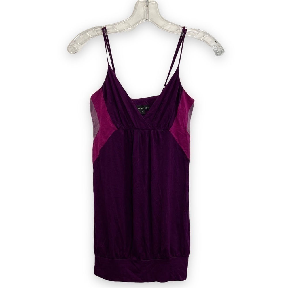 𝅺FOREVER 21 Tank‎ Top Color Block XS